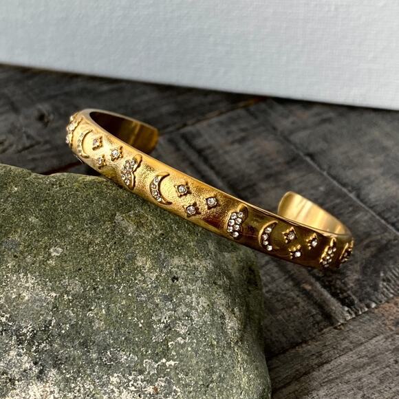 NEW Moon & Star Layering Bracelet - Picture 5 of 7